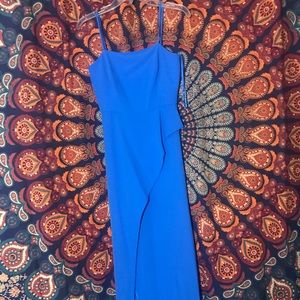 Gorgeous Blue Gown with Slit